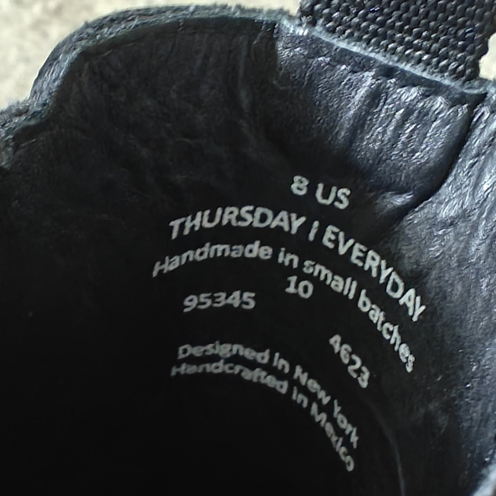 Thursday Boot Company Legend Platform | Black Matte - 7 - Picture 6 of 6